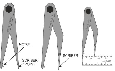 odd leg caliper drawing